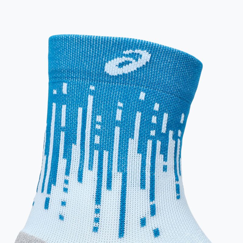 Чорапи ASICS Performance Run Quarter aegean blue/arctic blue 3