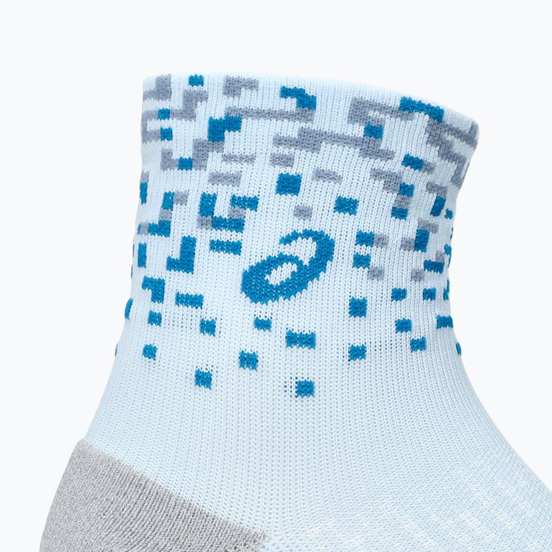 Чорапи ASICS Performance Run Quarter arctic blue/aegean blue/grey blue 3