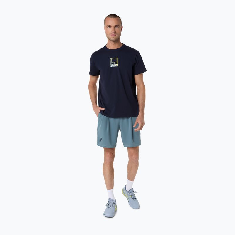 Мъжка тениска ASICS Court Core Graphic midnight 4