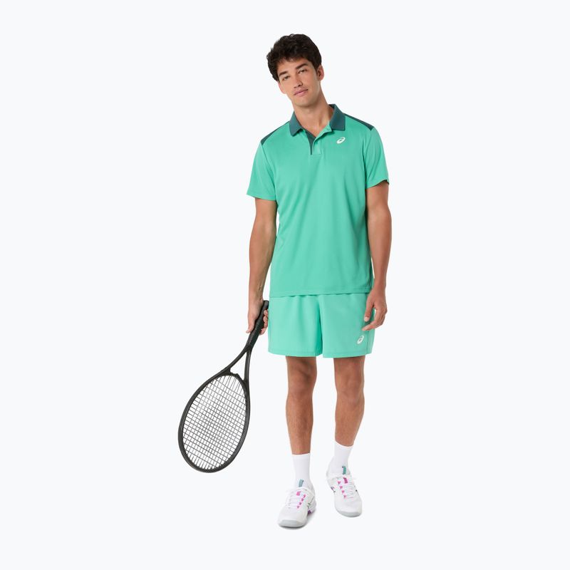 Мъжка поло тениска ASICS Court Polo aurora green 2