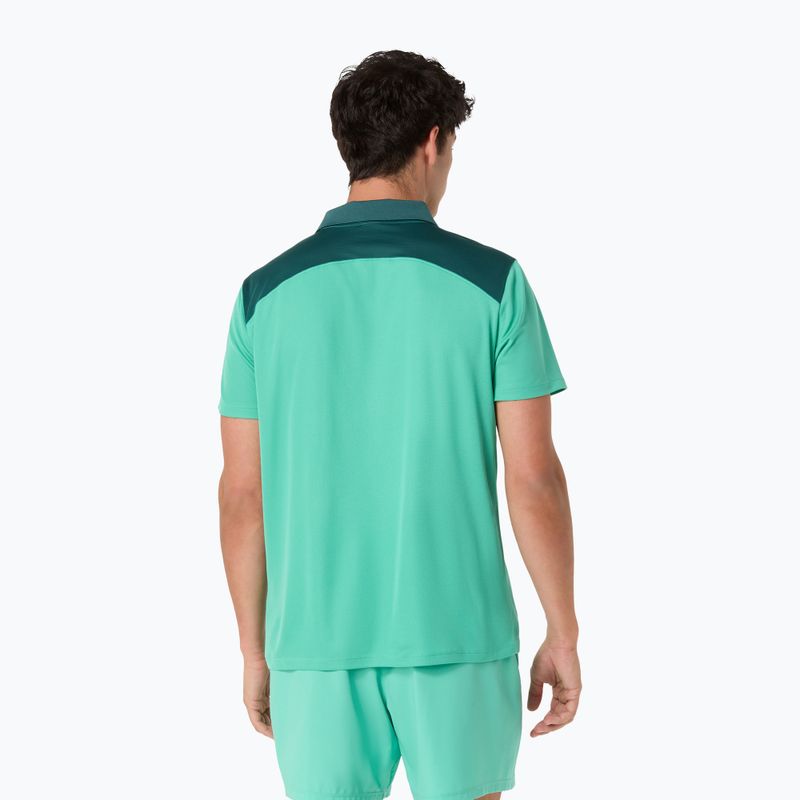 Мъжка поло тениска ASICS Court Polo aurora green 3