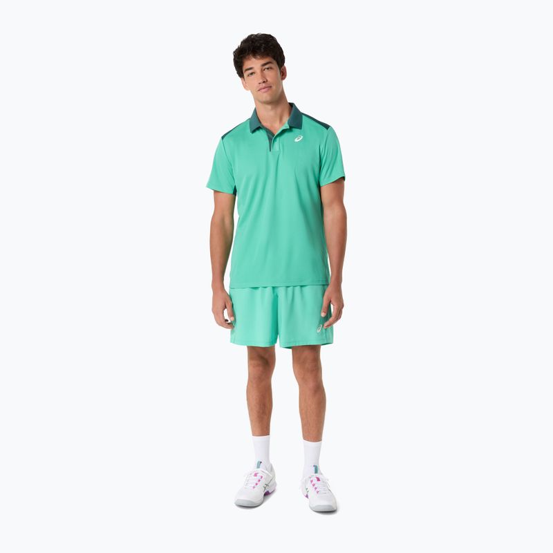 Мъжка поло тениска ASICS Court Polo aurora green 5