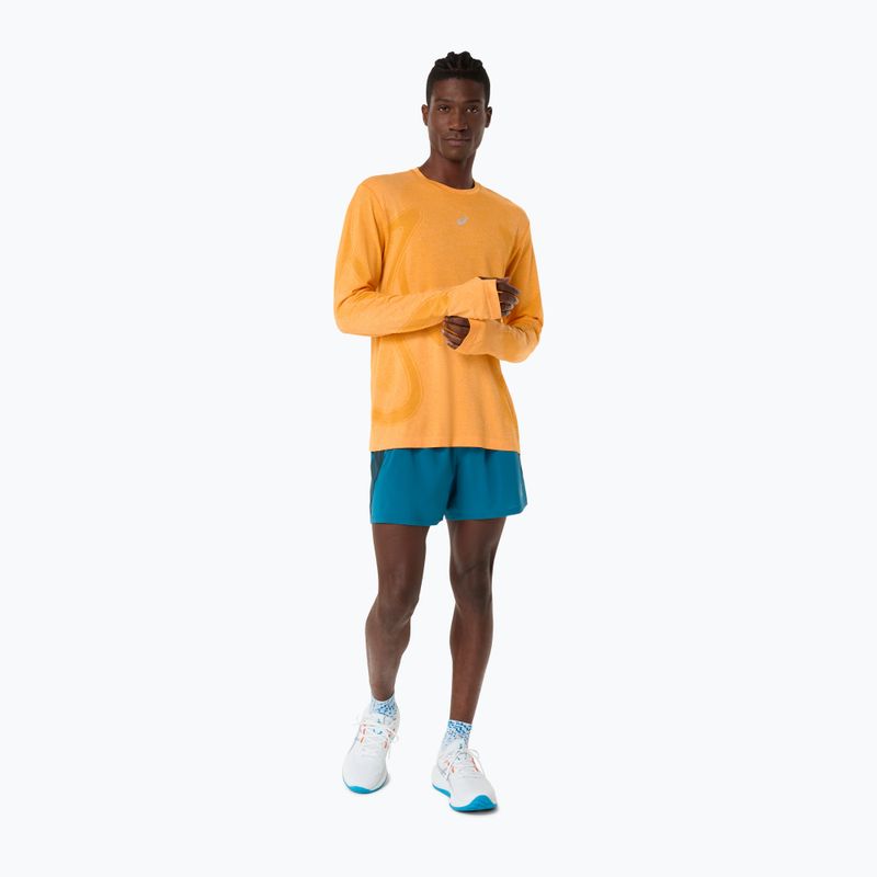 Мъжка блуза с дълъг ръкав за бягане ASICS Road Seamless LS yamabuki 2