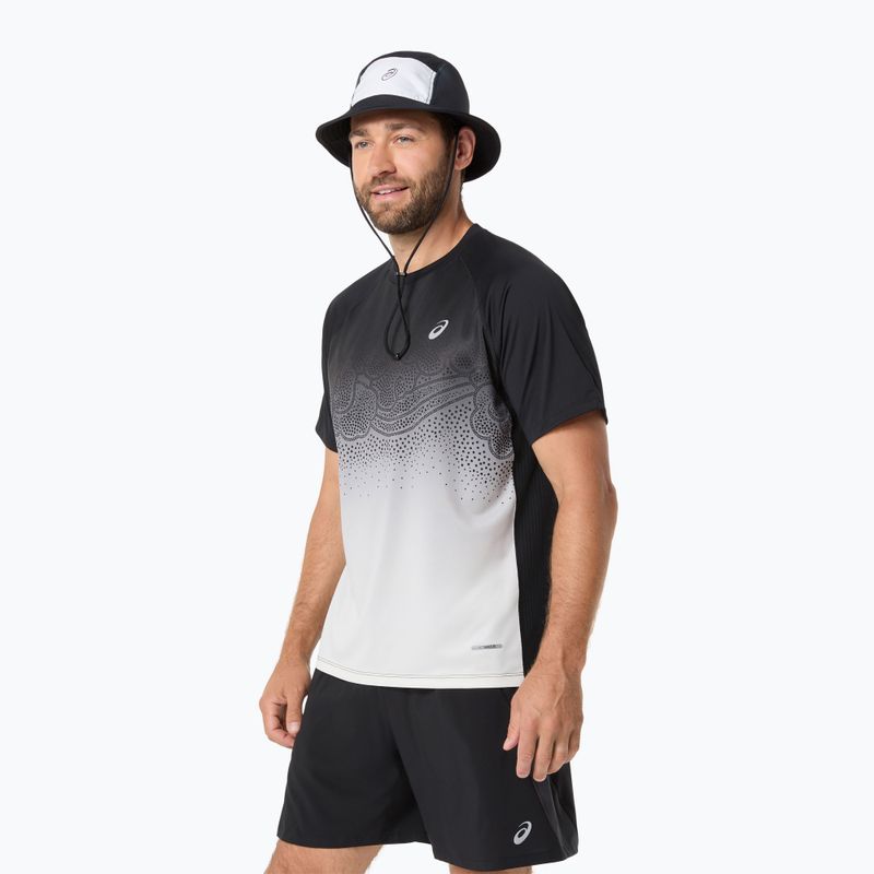 Мъжка тениска за бягане ASICS Road Fade SS performance black/cream 4