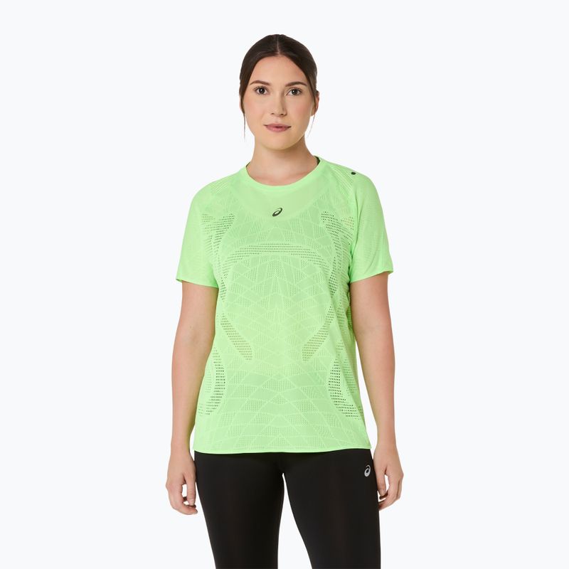 Дамска тениска за бягане ASICS Metarun SS Top illuminate green