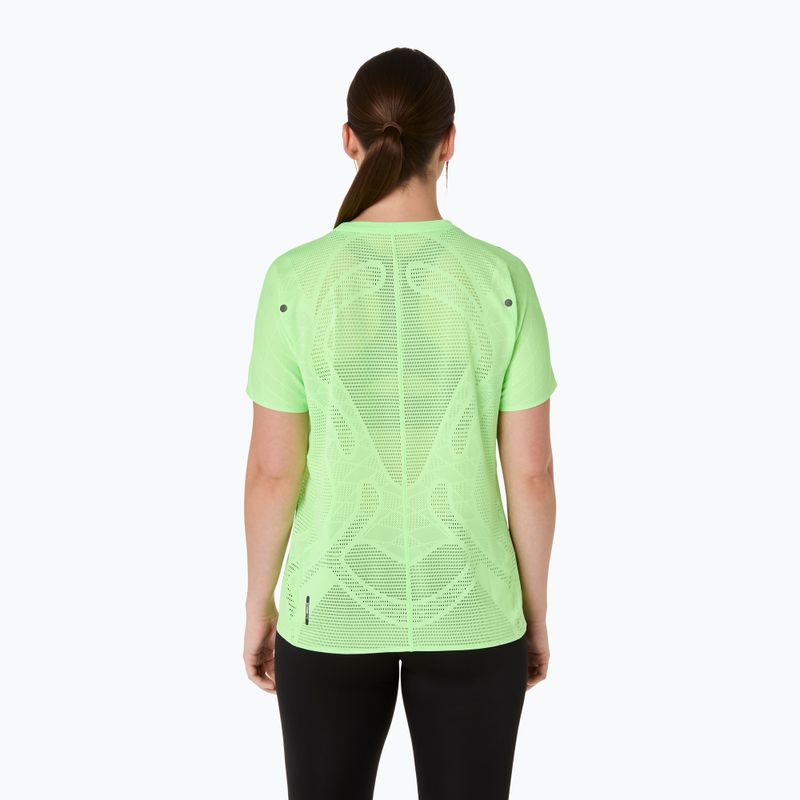 Дамска тениска за бягане ASICS Metarun SS Top illuminate green 3