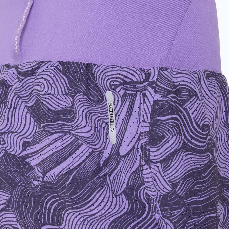Дамски шорти за бягане ASICS Road All Over Print amethyst 8