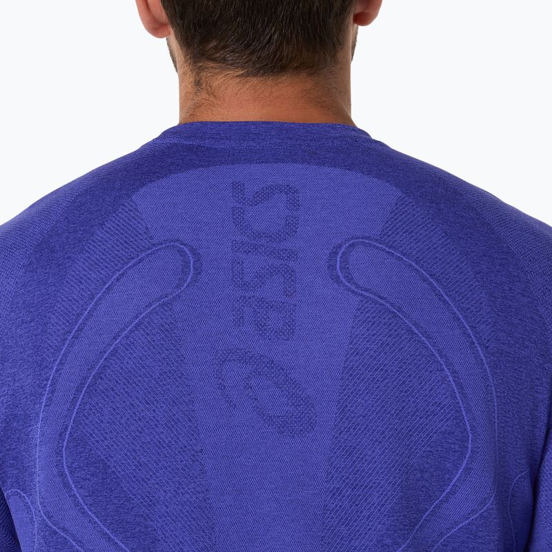 Мъжка блуза с дълъг ръкав за бягане ASICS Road Seamless LS cobalt burst/eggplant 6