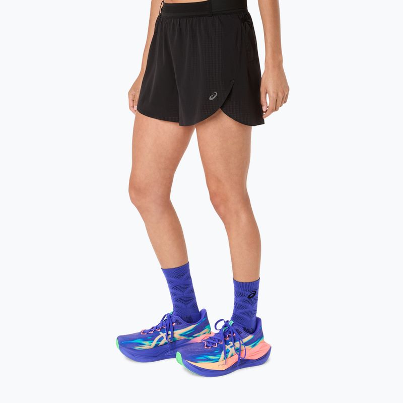 Дамски шорти за бягане ASICS Metarun Split performance black 4