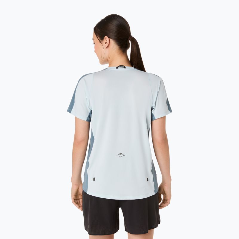 Дамска тениска за бягане ASICS Fujitrail Elite Top cool grey/ironclad 3