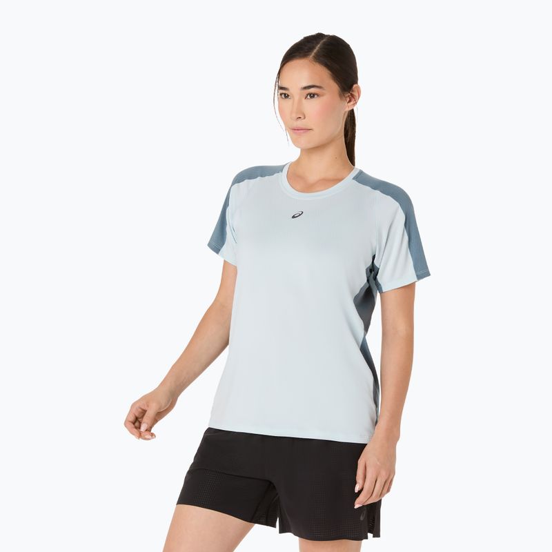 Дамска тениска за бягане ASICS Fujitrail Elite Top cool grey/ironclad 4