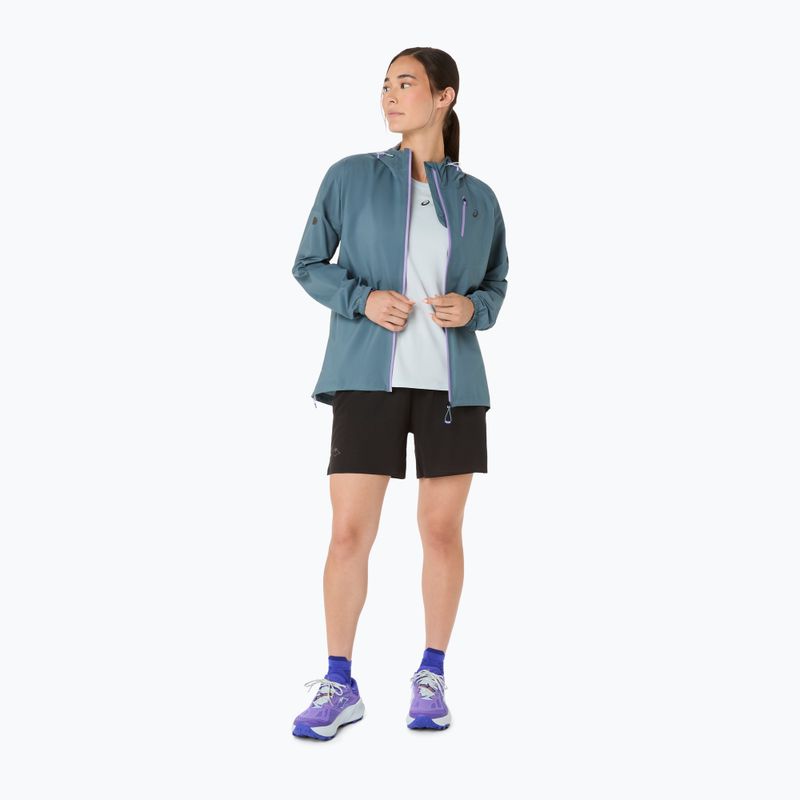 Дамска тениска за бягане ASICS Fujitrail Elite Top cool grey/ironclad 9