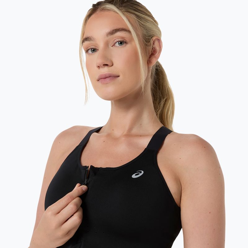 Спортен сутиен ASICS Road Combination Zip performance black 5