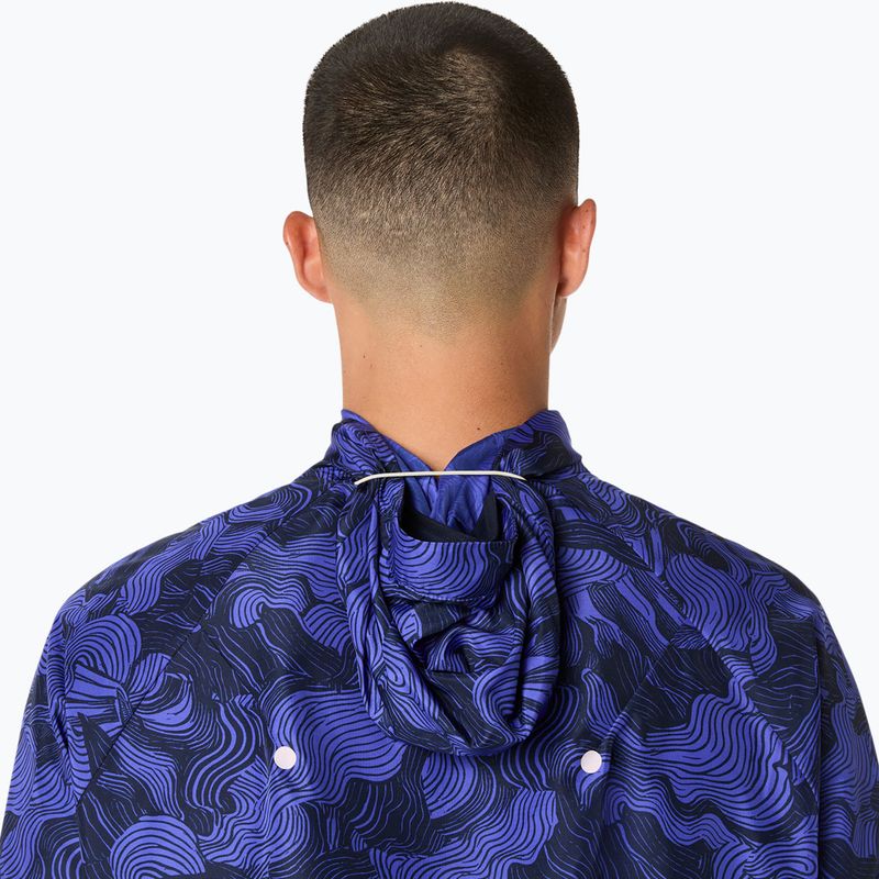 Дамско яке за бягане ASICS Fujitrail packable cobalt burst/indigo blue/cream 8