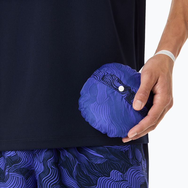 Дамско яке за бягане ASICS Fujitrail packable cobalt burst/indigo blue/cream 11