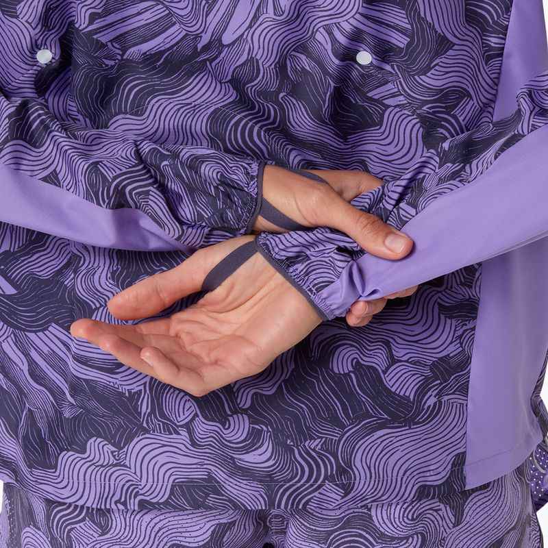 Дамско яке за бягане ASICS Fujitrail packable amethyst 10