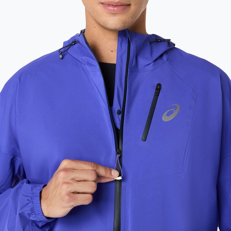 Мъжко яке за бягане ASICS Fujitrail Elite waterproof cobalt burst/midnight 8