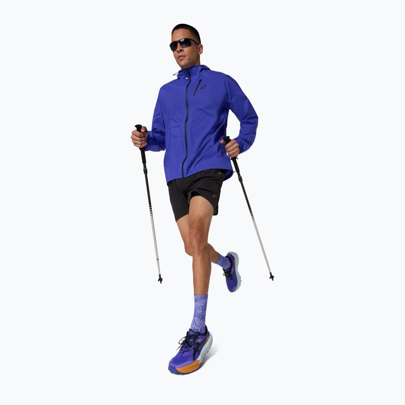 Мъжко яке за бягане ASICS Fujitrail Elite waterproof cobalt burst/midnight 12