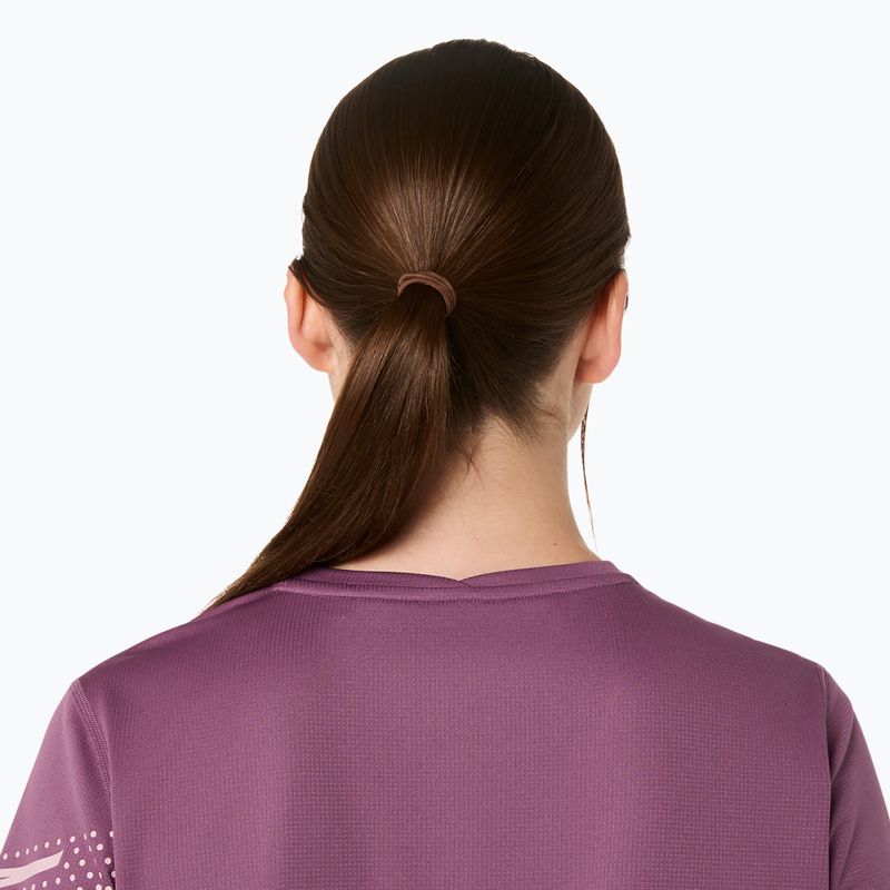 Дамска тениска за бягане ASICS Icon SS velvet purple 6