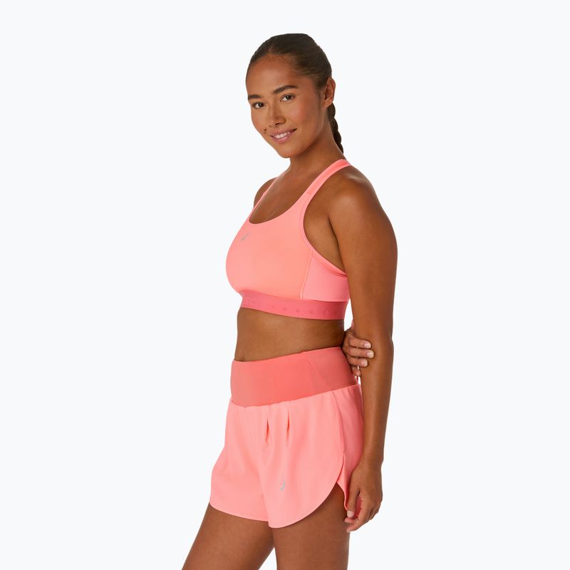 Спортен сутиен ASICS Road Compression sun coral 4