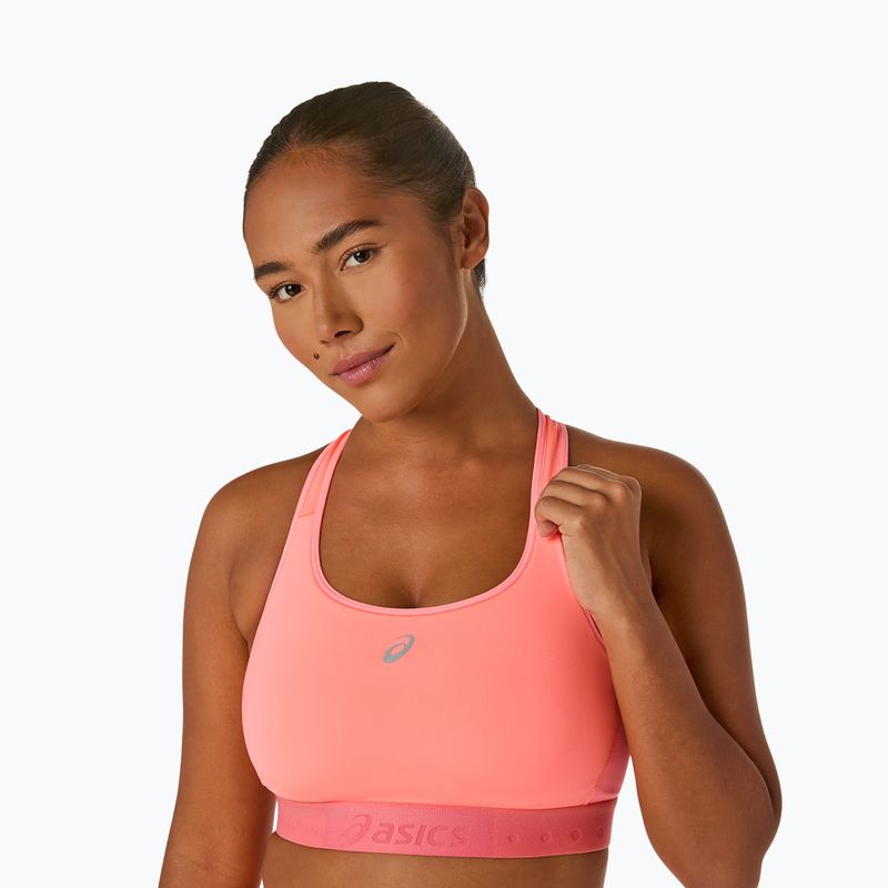 Спортен сутиен ASICS Road Compression sun coral 5