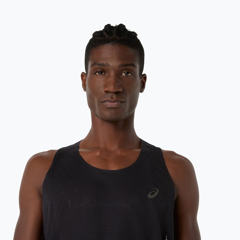 Мъжка тениска за бягане ASICS Metarun Singlet performance black 5