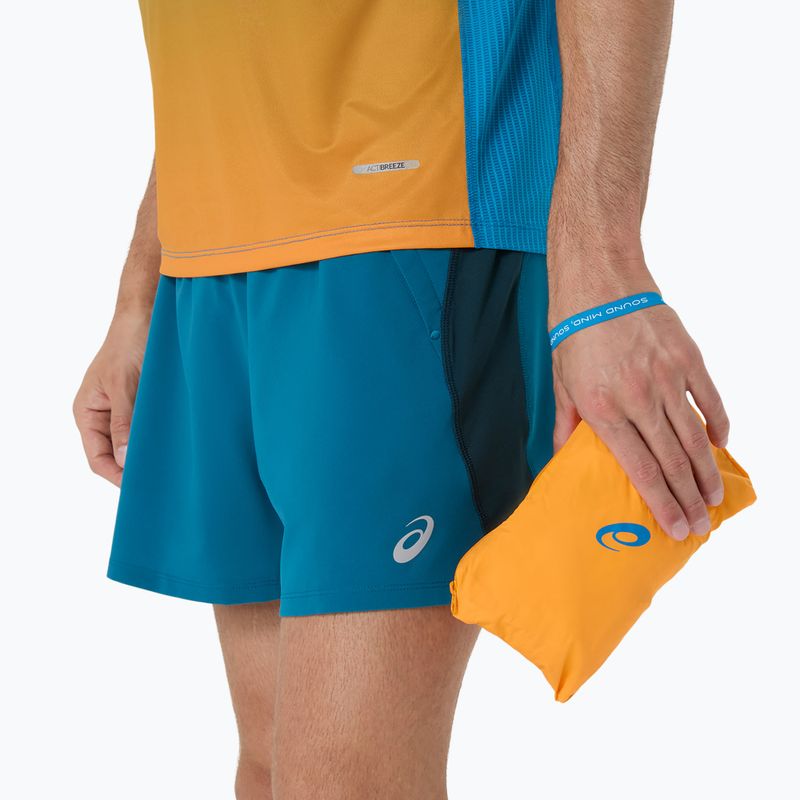Мъжка тениска за бягане ASICS Road All Over Print Singlet yamabuki/aeian blue 12