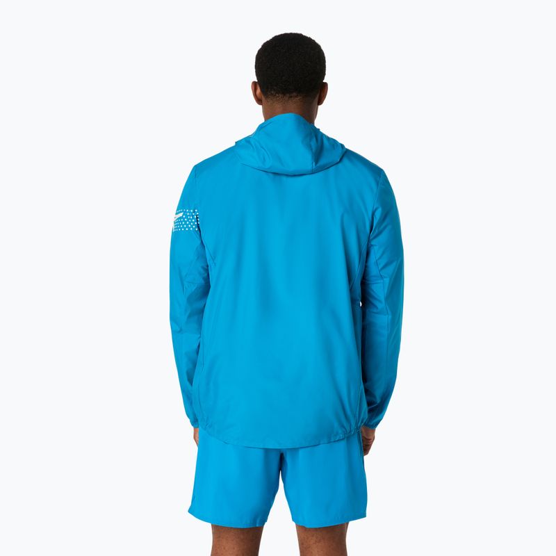 Мъжко яке за бягане ASICS Icon aegean blue/cream 3