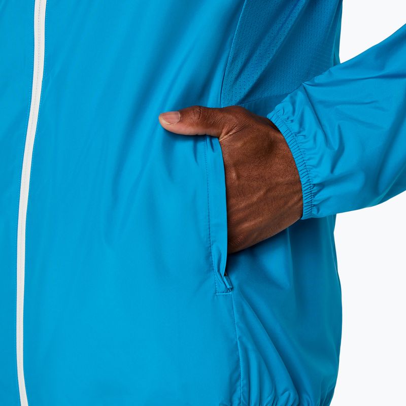 Мъжко яке за бягане ASICS Icon aegean blue/cream 9