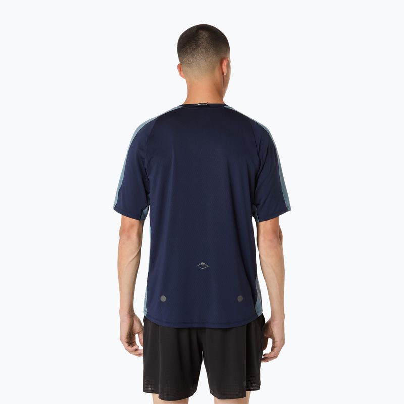 Мъжка тениска за бягане ASICS Fujitrail Elite SS midnight/ironclad 3