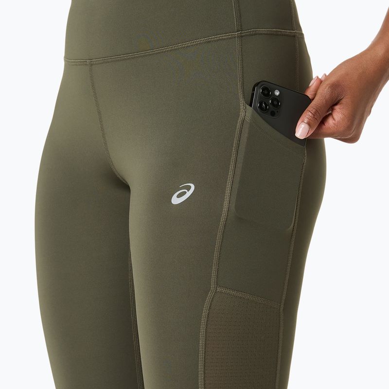 Дамски клин за бягане ASICS Core Tight dark olive 4