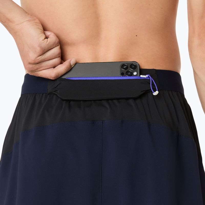 Мъжки шорти за бягане ASICS Fujitrail All Over Print 5IN midnight/cobalt burst/cream 8