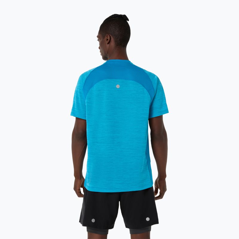 Мъжка тениска за бягане ASICS Road aegean blue 3