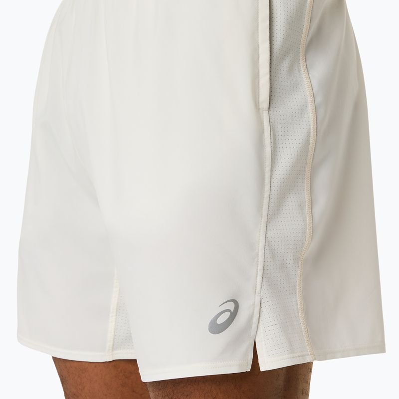 Мъжки шорти за бягане ASICS Icon 7IN cream/vital green 7