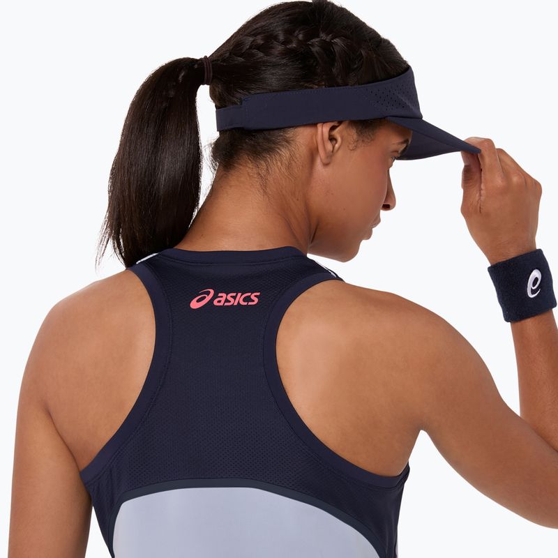 Дамска тениска за тенис ASICS Match Tank W grey/blue 7
