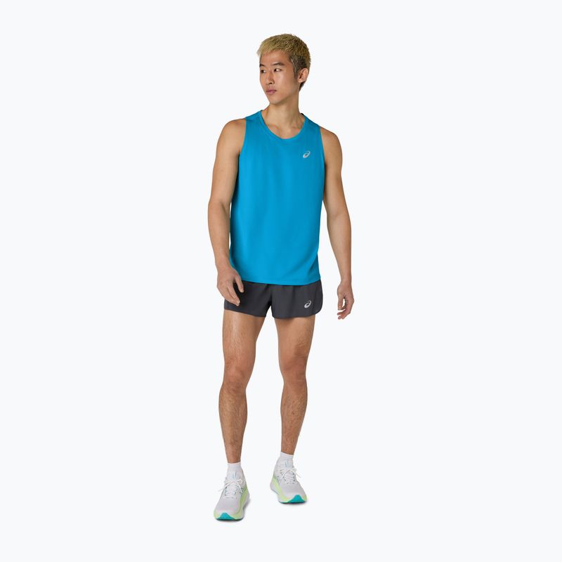 Мъжка тениска за бягане ASICS Core Singlet aeian blue 2