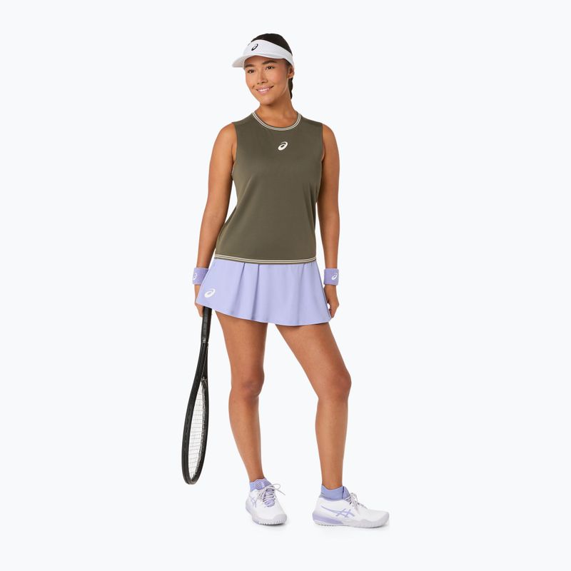 Дамска тениска за тенис ASICS Game Sleeveless Top W dark olive 2