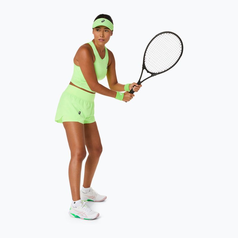 Дамски тенис шорти ASICS Match Laser Cut W illuminate green 2