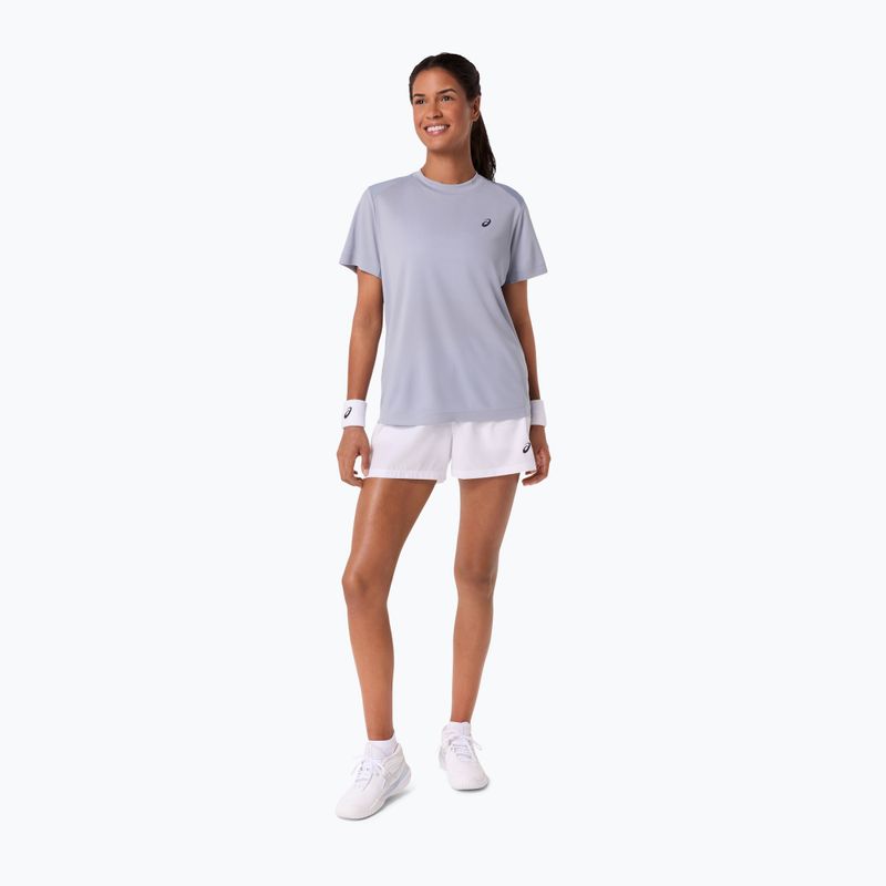 Дамска тениска за тенис ASICS Court Top W grey/blue 5