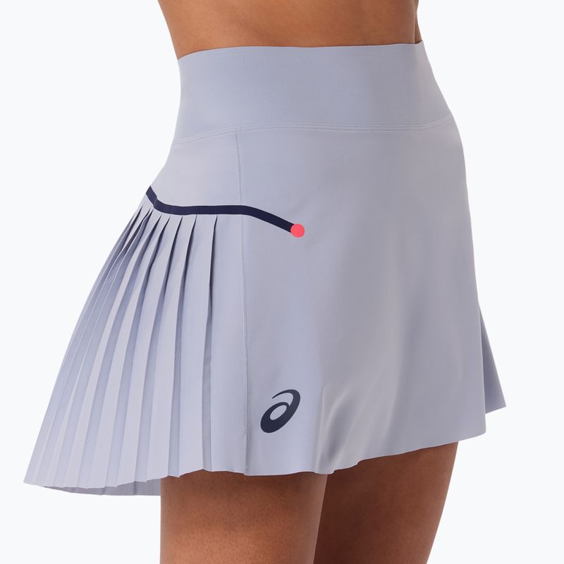 Пола за тенис ASICS Match Pleat grey/blue 6