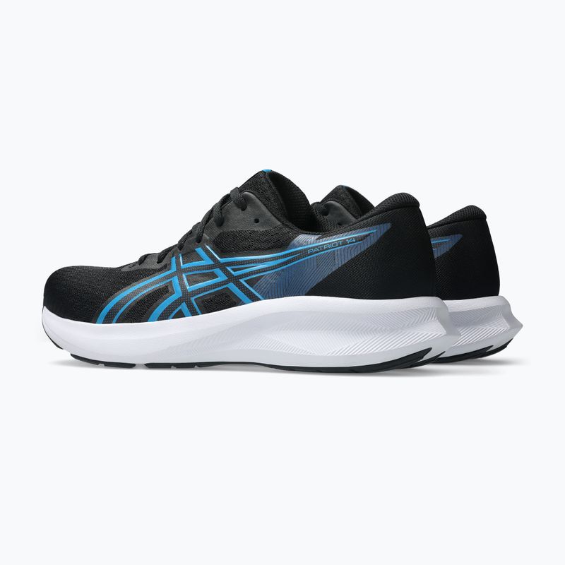Мъжки обувки за бягане ASICS Patriot 14 black/aegean blue 4