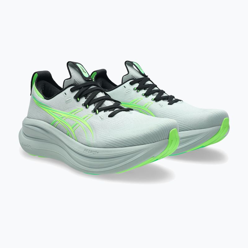 Мъжки обувки за бягане ASICS Gel-Nimbus 28 cold moss/illuminate green 9