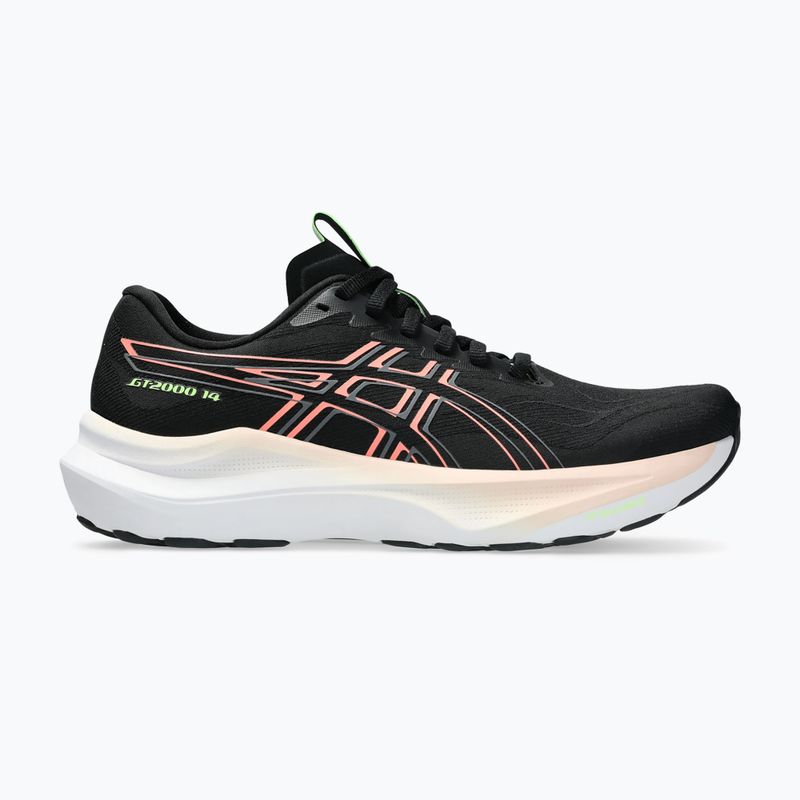 Дамски обувки за бягане Asics GT-2000 14 black/sun coral 8