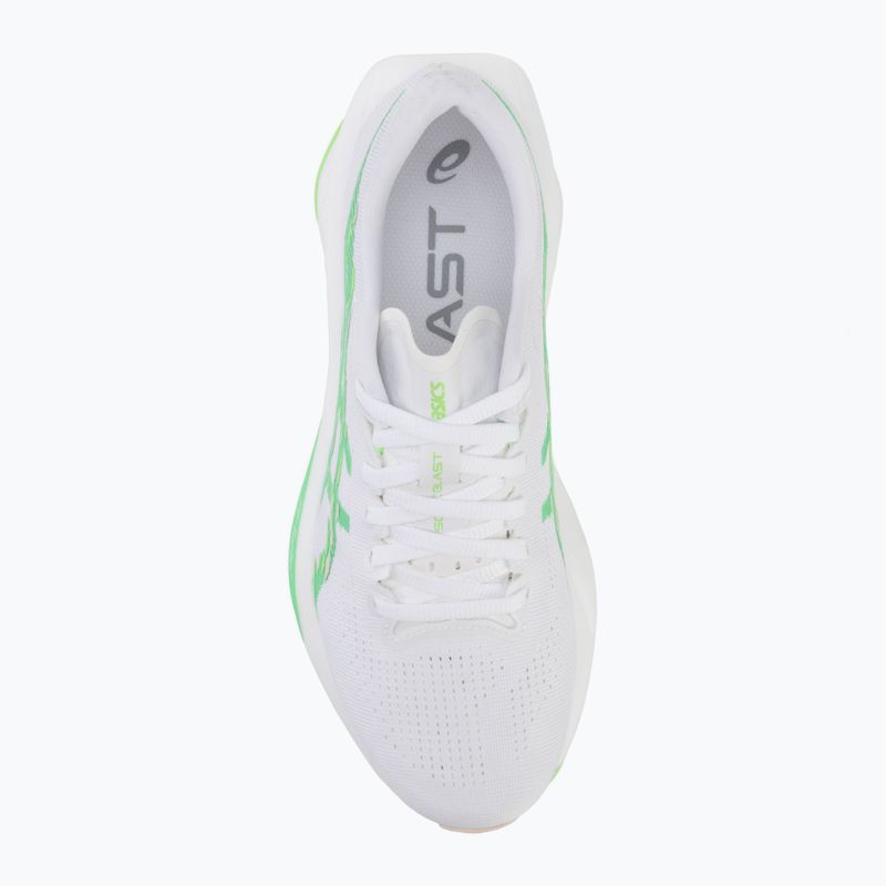 Дамски обувки за бягане ASICS Sonicblast white/vital green 5