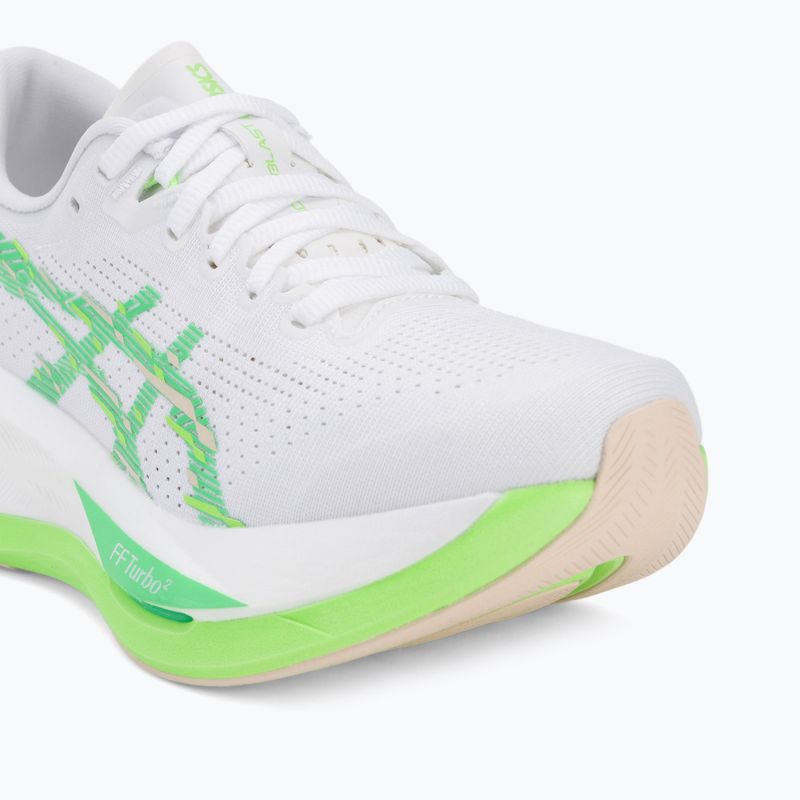 Дамски обувки за бягане ASICS Sonicblast white/vital green 7