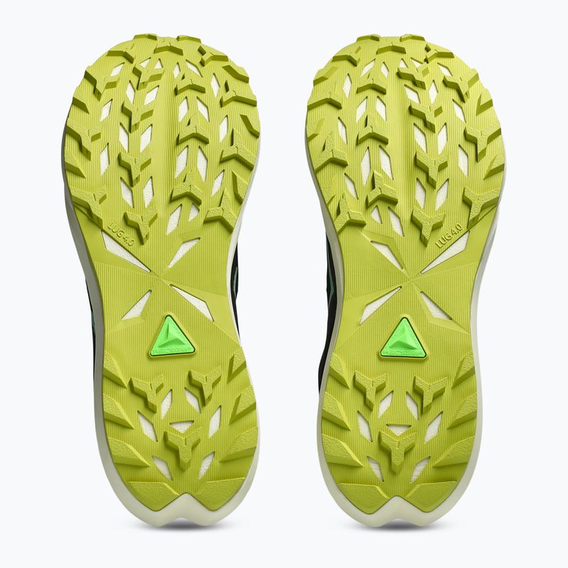 Мъжки обувки за бягане ASICS Fuji Lite 6 black/aurora green 13