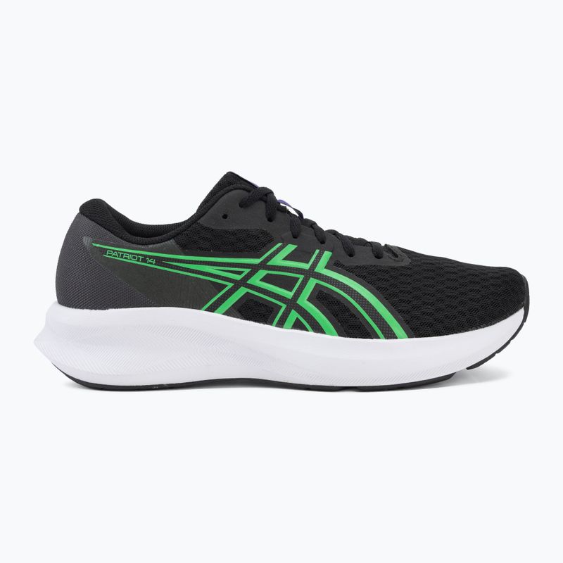 Мъжки обувки за бягане ASICS Patriot 14 black/vital green 2