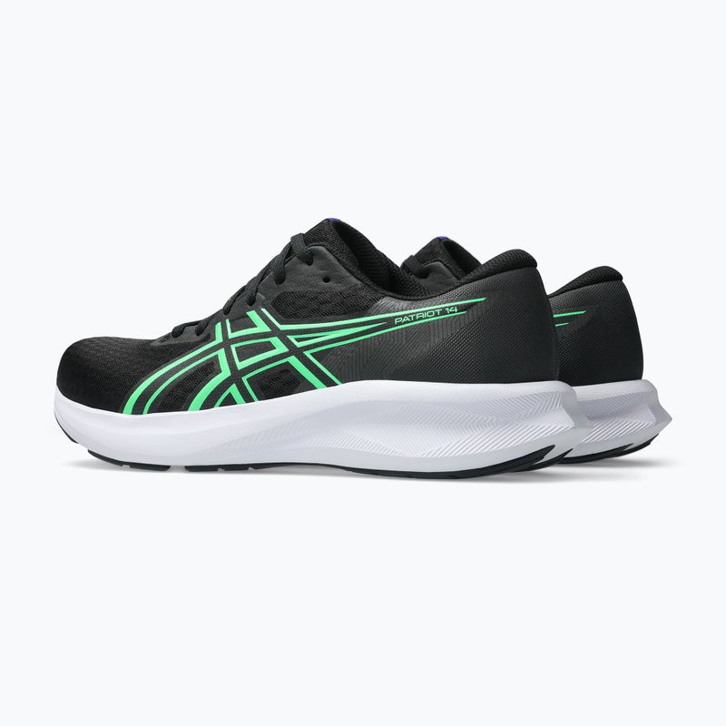 Мъжки обувки за бягане ASICS Patriot 14 black/vital green 4
