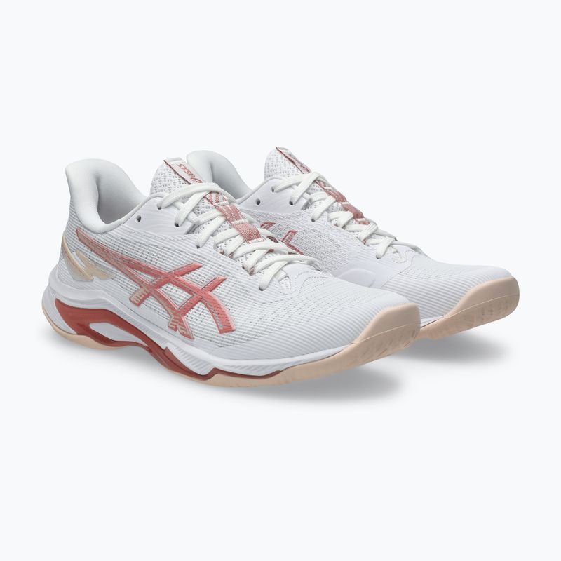 Дамски волейболни обувки ASICS Netburner Ballistic FF 4 white/rose rouge 10