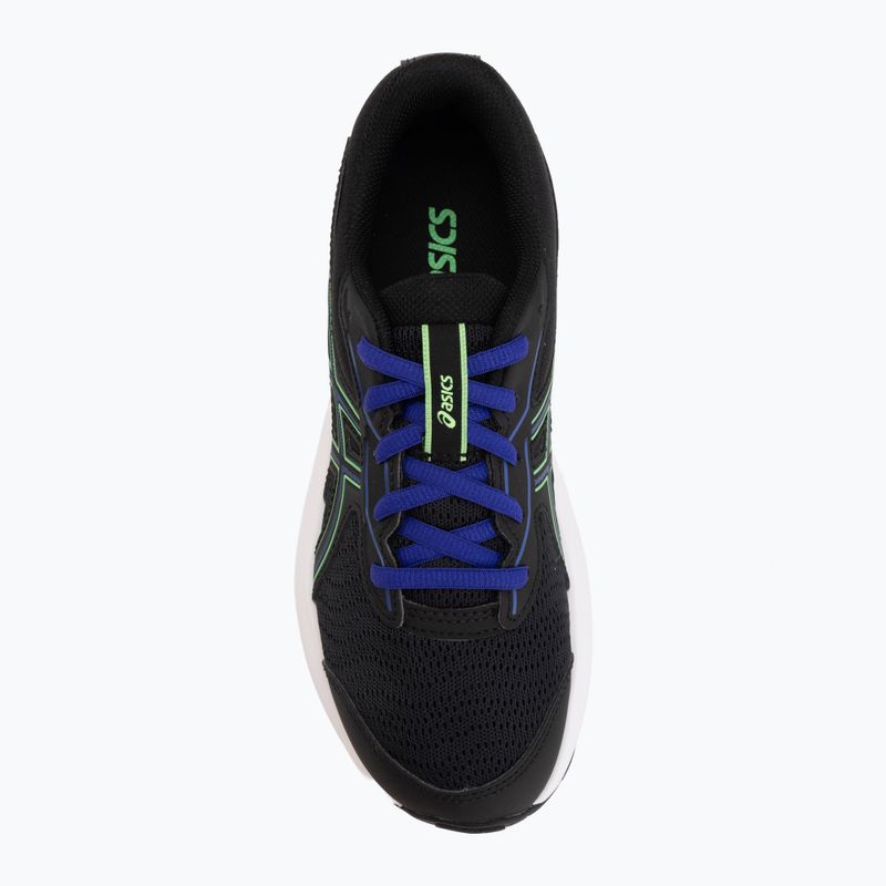 Детски обувки за бягане ASICS Contend 9 GS black/vital green 5